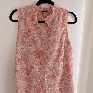 JCrew sleeveless ruffle top